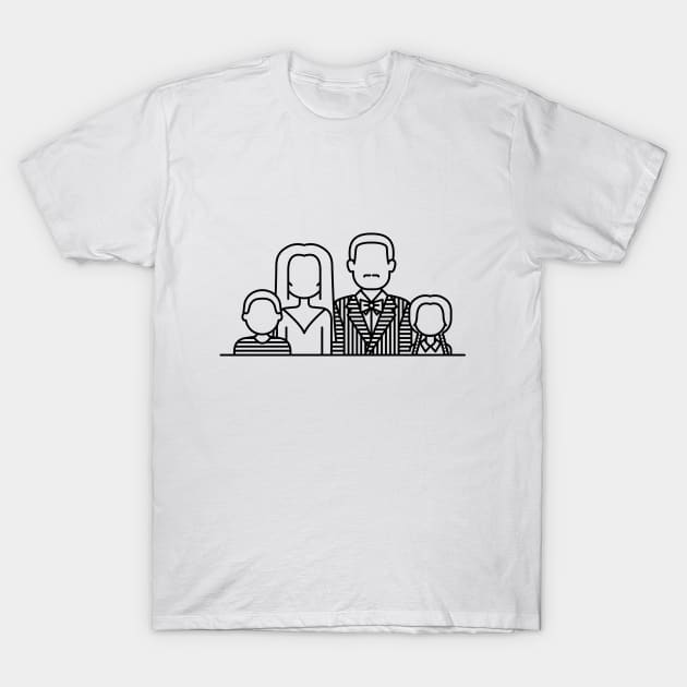 Addams Family T-Shirt by sofiaayuso